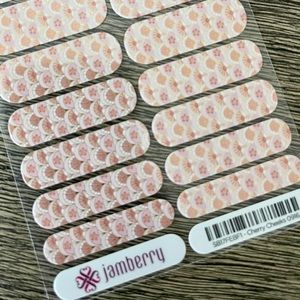 Jamberry nails - full sheet: “Cherry Cheeks”